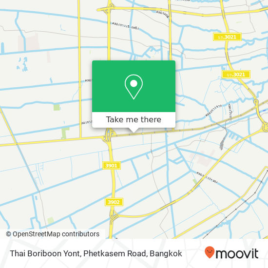 Thai Boriboon Yont, Phetkasem Road map