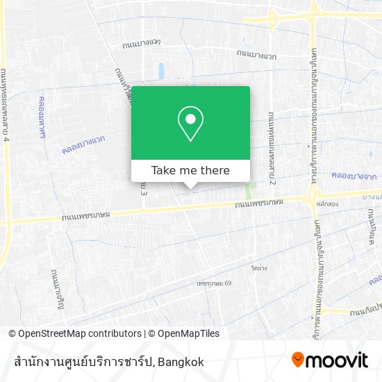 สำนักงานศูนย์บริการชาร์ป map