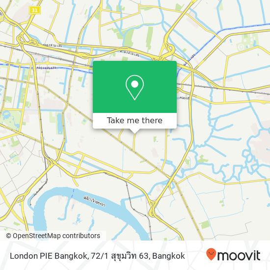 London PIE Bangkok, 72 / 1 สุขุมวิท 63 map