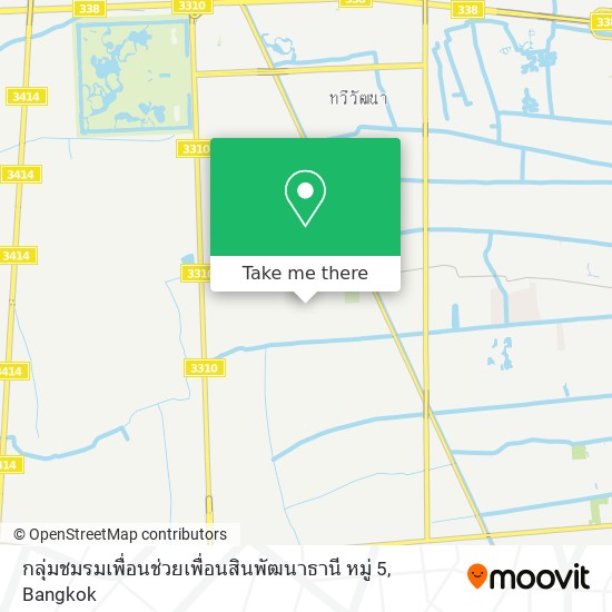 กลุ่มชมรมเพื่อนช่วยเพื่อนสินพัฒนาธานี หมู่ 5 map