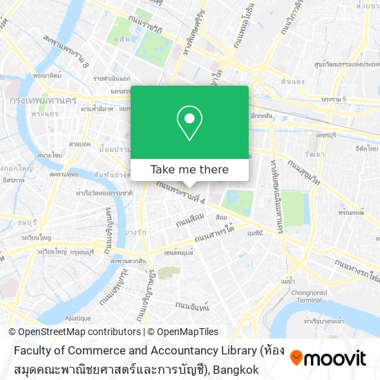 Faculty of Commerce and Accountancy Library (ห้องสมุดคณะพาณิชยศาสตร์และการบัญชี) map