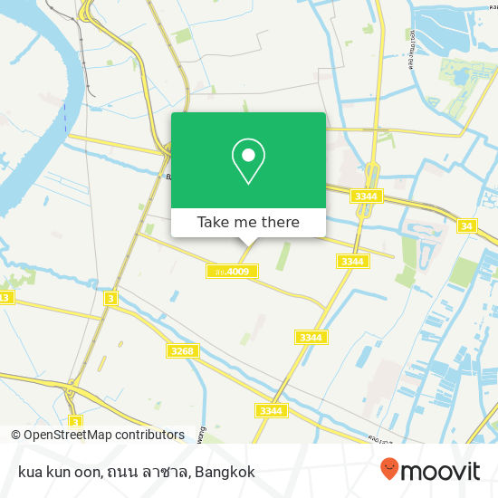 kua kun oon, ถนน ลาซาล map