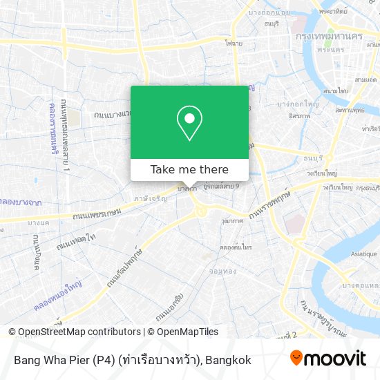 Bang Wha Pier (P4) (ท่าเรือบางหว้า) map