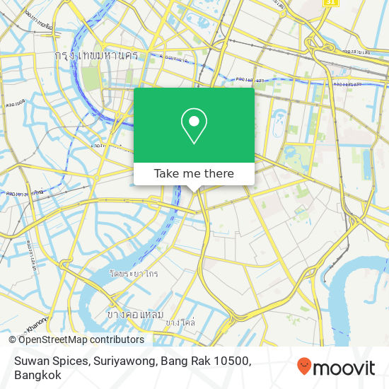 Suwan Spices, Suriyawong, Bang Rak 10500 map