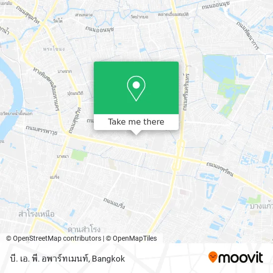 บี. เอ. พี. อพาร์ทเมนท์ map