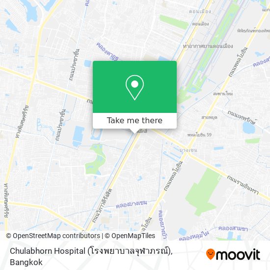Chulabhorn Hospital (โรงพยาบาลจุฬาภรณ์) map