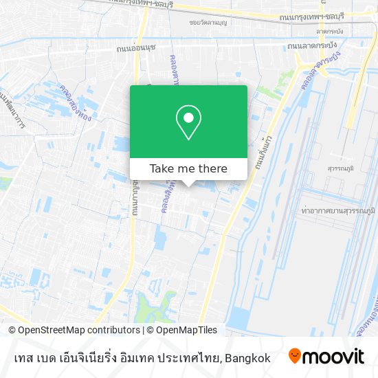 เทส เบด เอ็นจิเนียริ่ง อิมเทค ประเทศไทย map