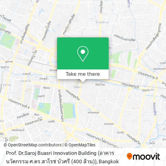 Prof. Dr.Saroj Buasri Innovation Building (อาคารนวัตกรรม ศ.ดร.สาโรช บัวศรี (400 ล้าน)) map