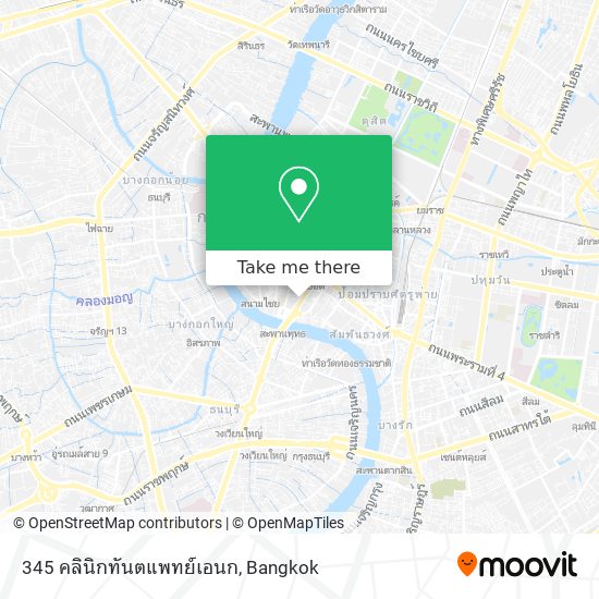 345 คลินิกทันตแพทย์เอนก map