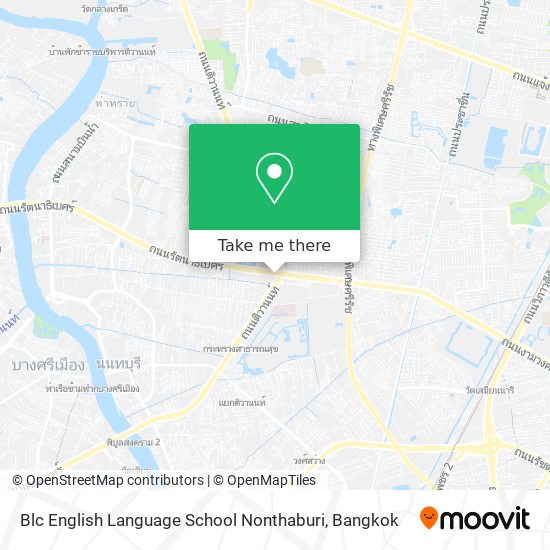 Blc English Language School Nonthaburi map