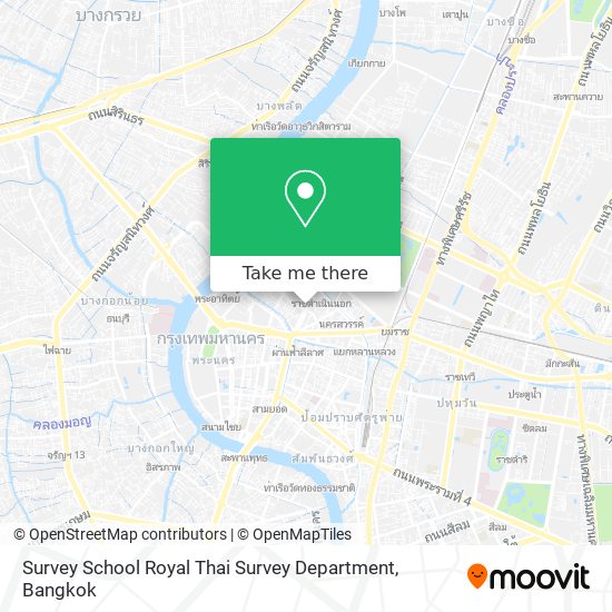 Survey School Royal Thai Survey Department map
