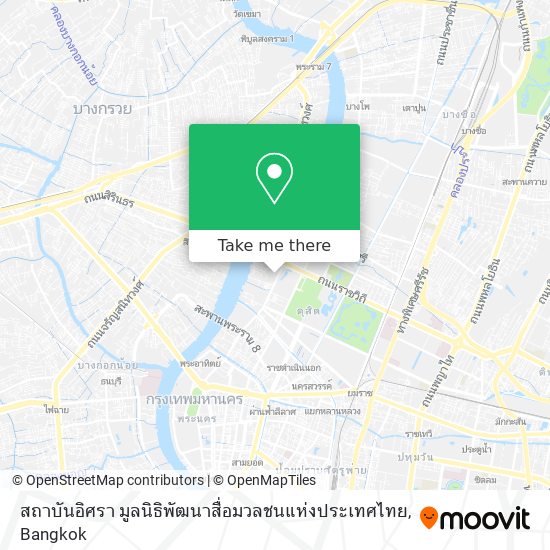 สถาบันอิศรา มูลนิธิพัฒนาสื่อมวลชนแห่งประเทศไทย map