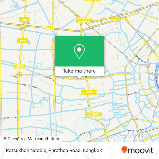 Rotsukhon Noodle, Phrathep Road map