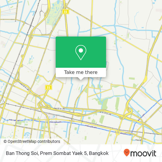 Ban Thong Soi, Prem Sombat Yaek 5 map