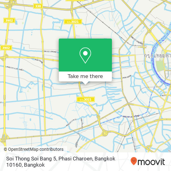 Soi Thong Soi Bang 5, Phasi Charoen, Bangkok 10160 map