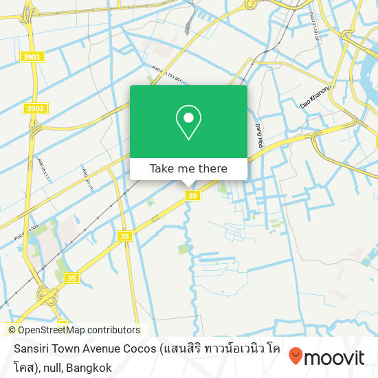 Sansiri Town Avenue Cocos (แสนสิริ ทาวน์อเวนิว โคโคส), null map