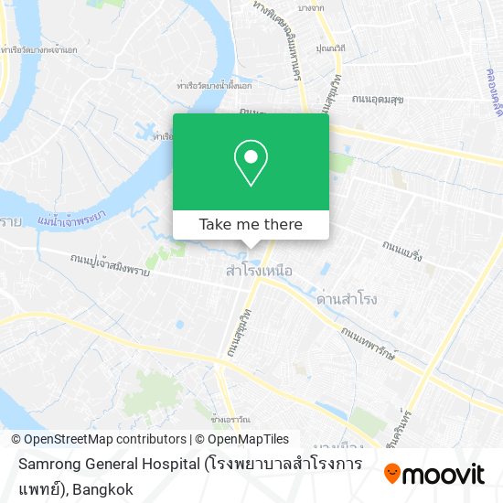 Samrong General Hospital (โรงพยาบาลสำโรงการแพทย์) map