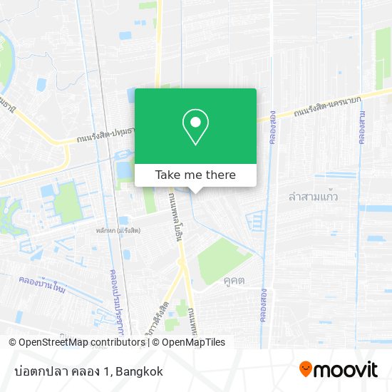 บ่อตกปลา คลอง 1 map