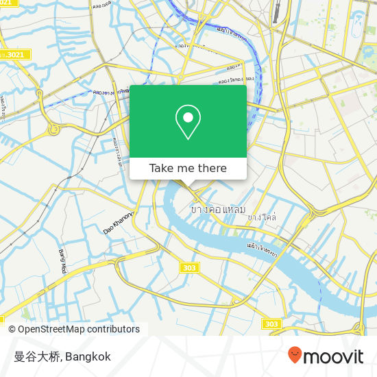 曼谷大桥 map