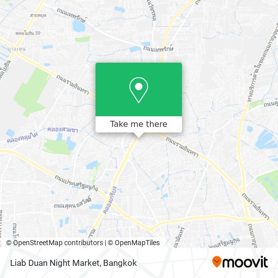Liab Duan Night Market map