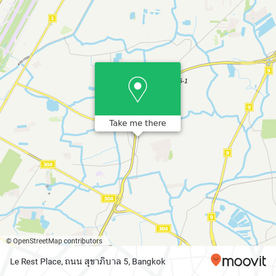 Le Rest Place, ถนน สุขาภิบาล 5 map