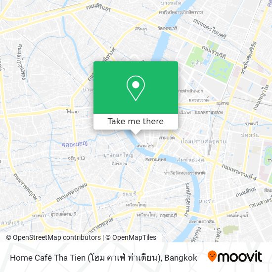 Home Café Tha Tien (โฮม คาเฟ่ ท่าเตียน) map