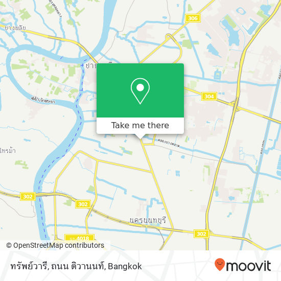 ทรัพย์วารี, ถนน ติวานนท์ map