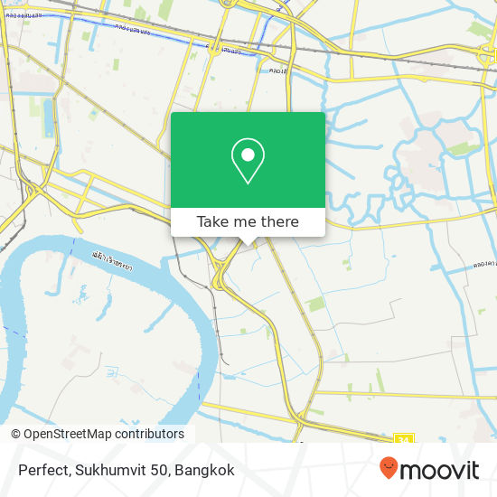 Perfect, Sukhumvit 50 map