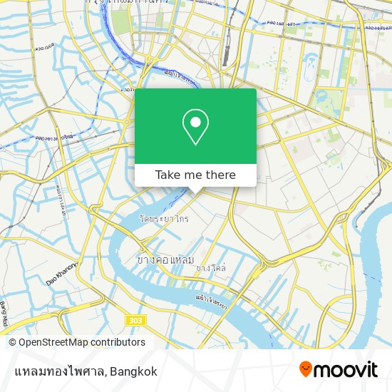 แหลมทองไพศาล map