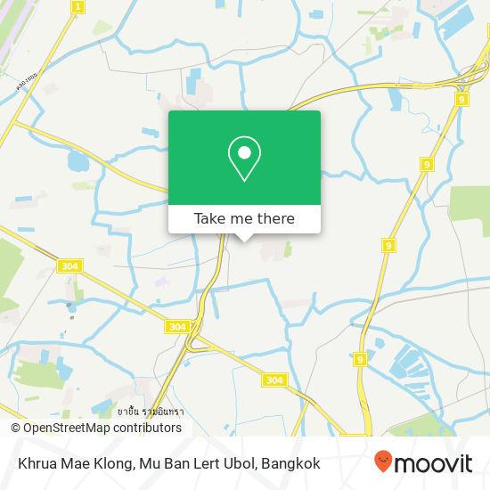 Khrua Mae Klong, Mu Ban Lert Ubol map