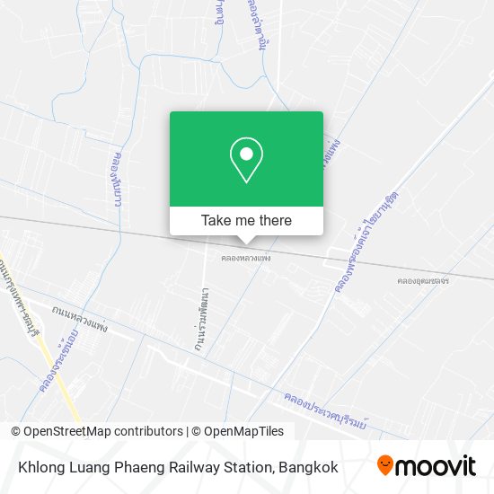 Khlong Luang Phaeng Railway Station map