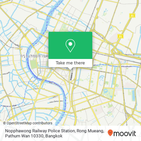 Nopphawong Railway Police Station, Rong Mueang, Pathum Wan 10330 map