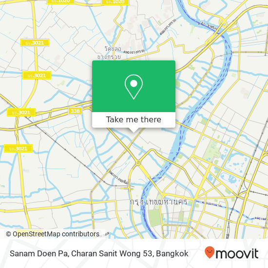 Sanam Doen Pa, Charan Sanit Wong 53 map