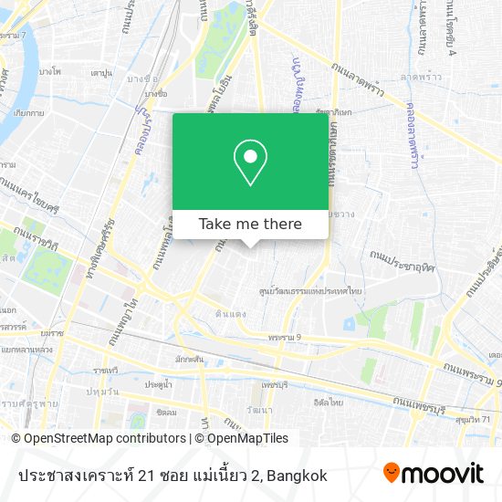 ประชาสงเคราะห์ 21 ซอย แม่เนี้ยว 2 map