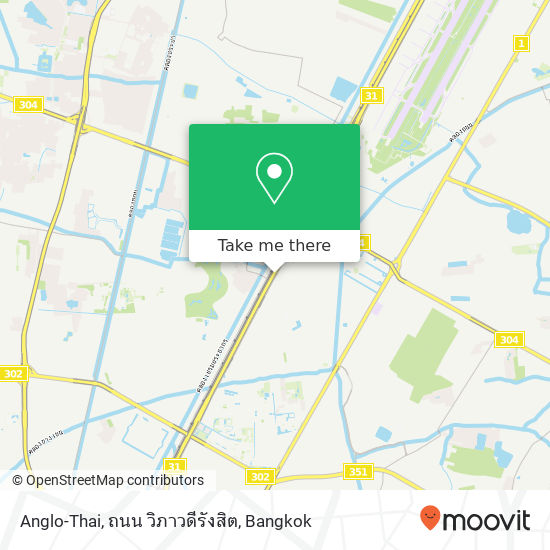 Anglo-Thai, ถนน วิภาวดีรังสิต map