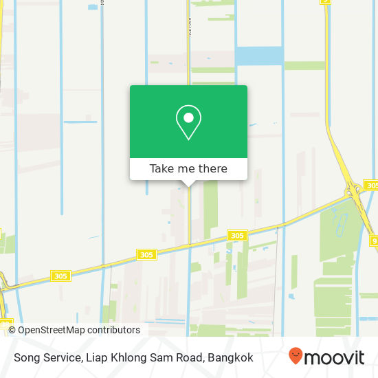 Song Service, Liap Khlong Sam Road map
