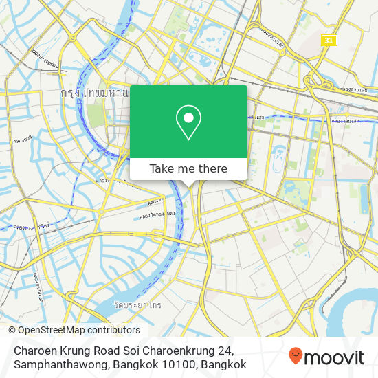 Charoen Krung Road Soi Charoenkrung 24, Samphanthawong, Bangkok 10100 map