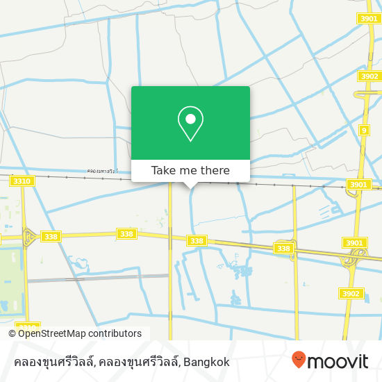 คลองขุนศรีวิลล์, คลองขุนศรีวิลล์ map