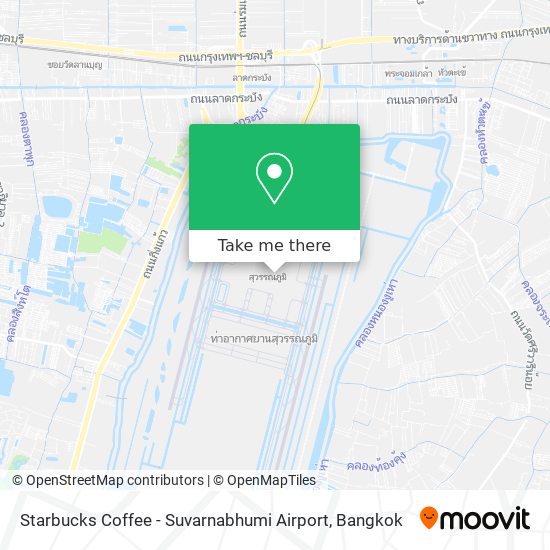 Starbucks Coffee - Suvarnabhumi Airport map