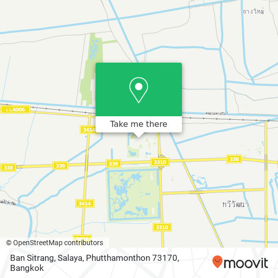 Ban Sitrang, Salaya, Phutthamonthon 73170 map