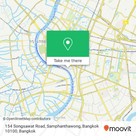 154 Songsawat Road, Samphanthawong, Bangkok 10100 map