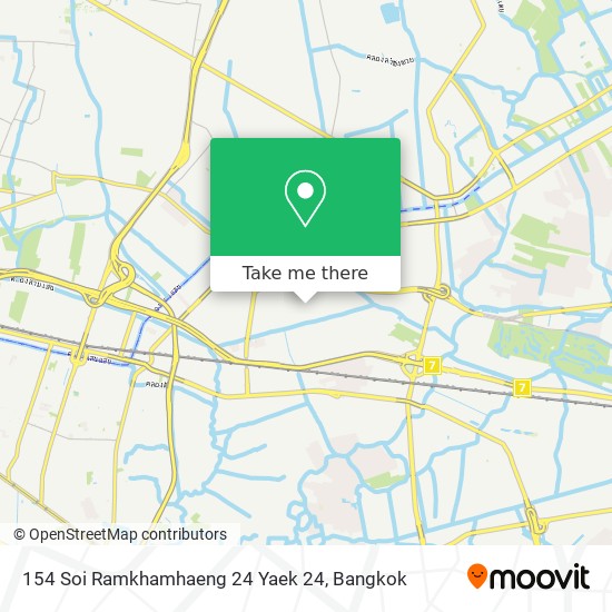 154 Soi Ramkhamhaeng 24 Yaek 24 map