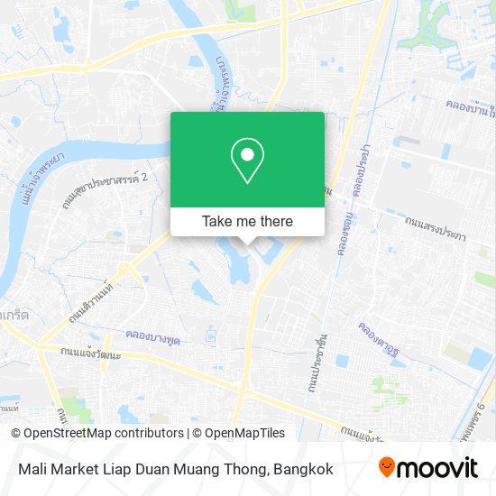 Mali Market Liap Duan Muang Thong map