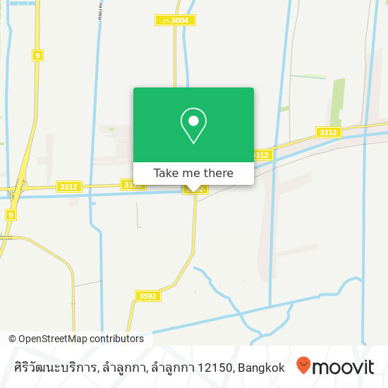 ศิริวัฒนะบริการ, ลำลูกกา, ลำลูกกา 12150 map