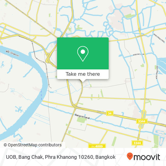 UOB, Bang Chak, Phra Khanong 10260 map