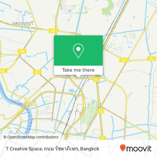 T Creative Space, ถนน รัชดาภิเษก map