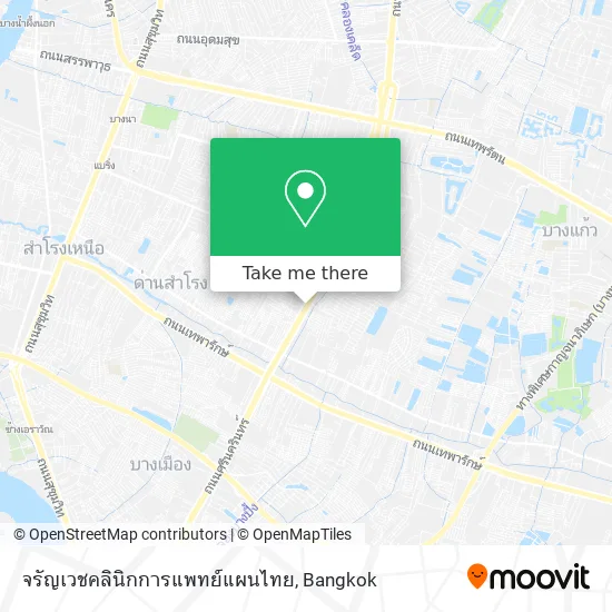 จรัญเวชคลินิกการแพทย์แผนไทย map