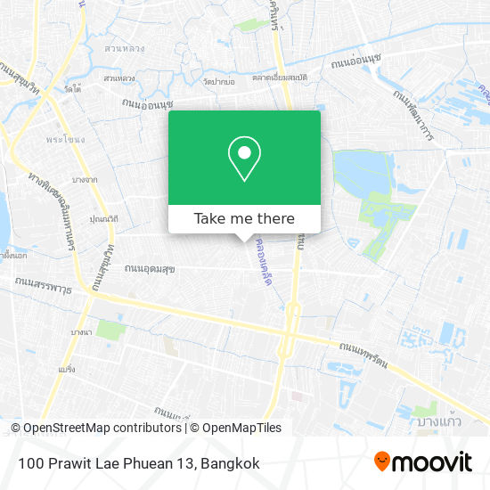 100 Prawit Lae Phuean 13 map