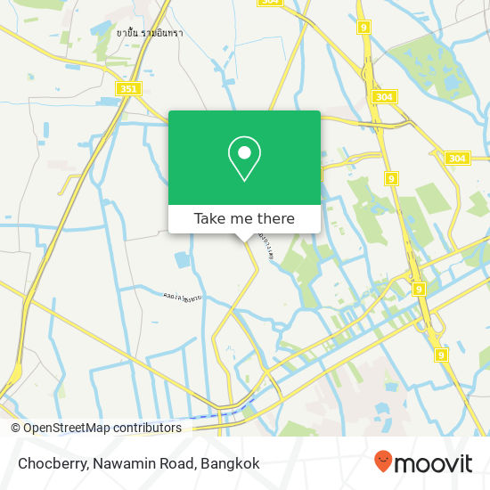 Chocberry, Nawamin Road map