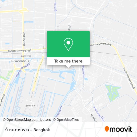 บ้านเทพวรรณ map